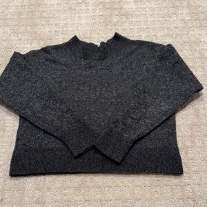 Reformation Charcoal Turtleneck Sweater